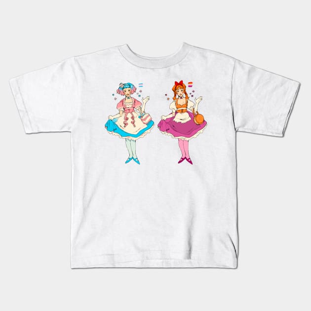 Pride besties Kids T-Shirt by PeachyDoodle